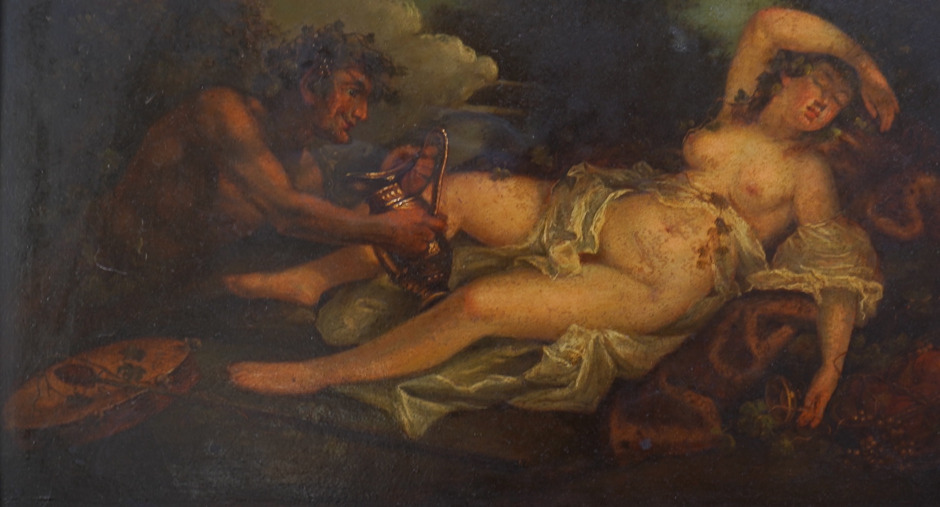 Follower of Jacques-Philippe Caresme, French (1734-1796), 'Jupiter and Antiope'
